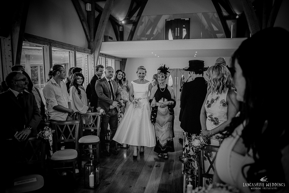 The Mill Barns wedding ceremony