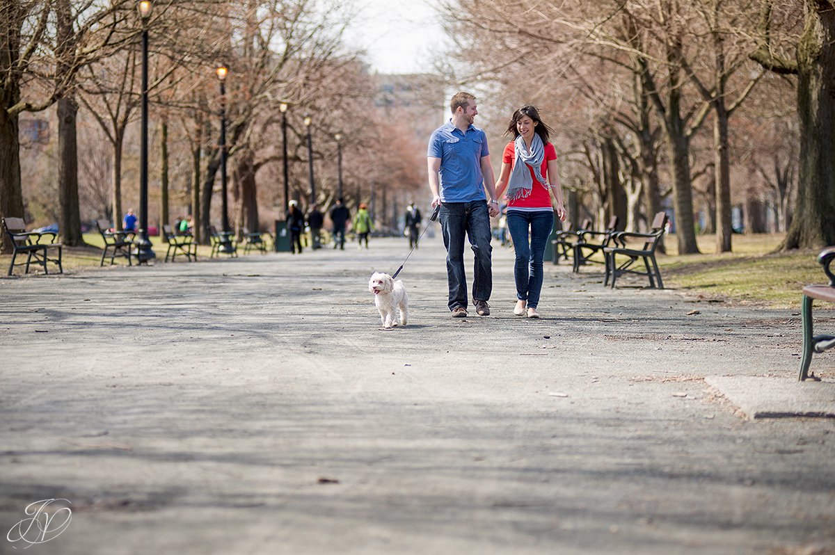 couple holding hands in washington park, couple holding hands in albany park, engagement photos at washington park albany, albany engagement photography, downtown engagement session, albany portrait photography, engagement session in washington park