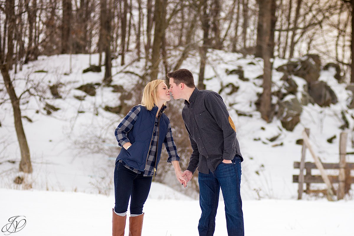 winter engagement photos jessica painter photography