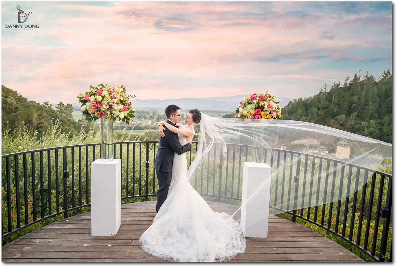 auberge du soleil intimate wedding : Elena + Eric