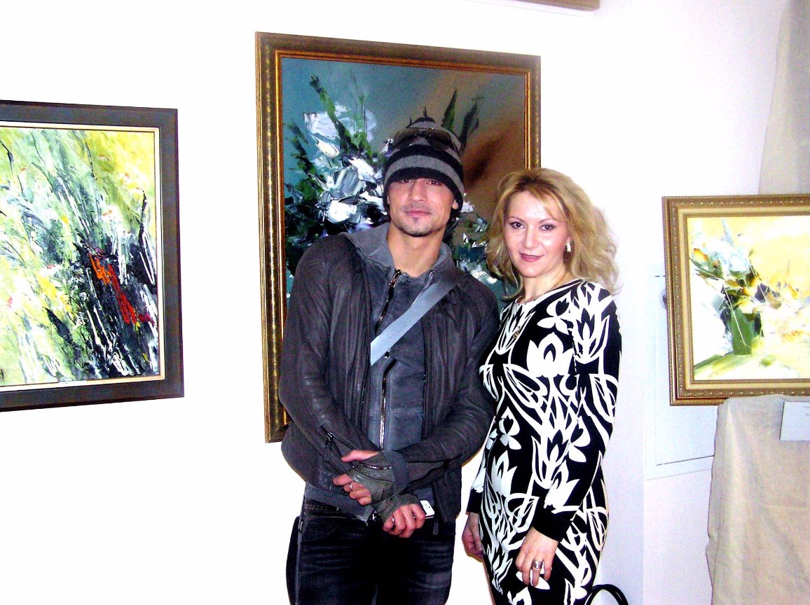 With Dima Bilan Moscow