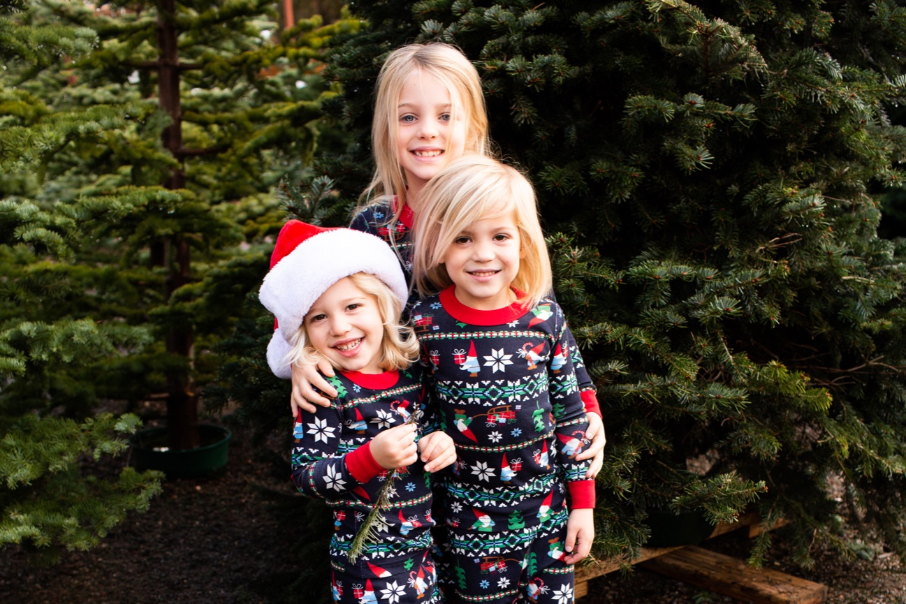 Christmas Tree Joy - The Guthrie Family {Sonoma Family Photographer}