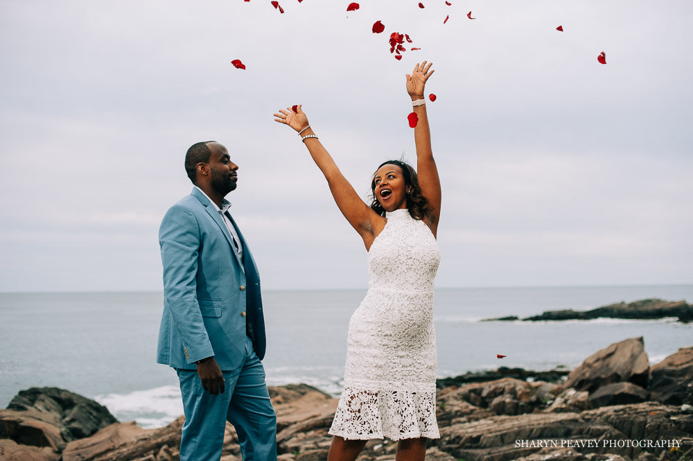 Ashley & Mason's Engagement Proposal at Portland Head Light