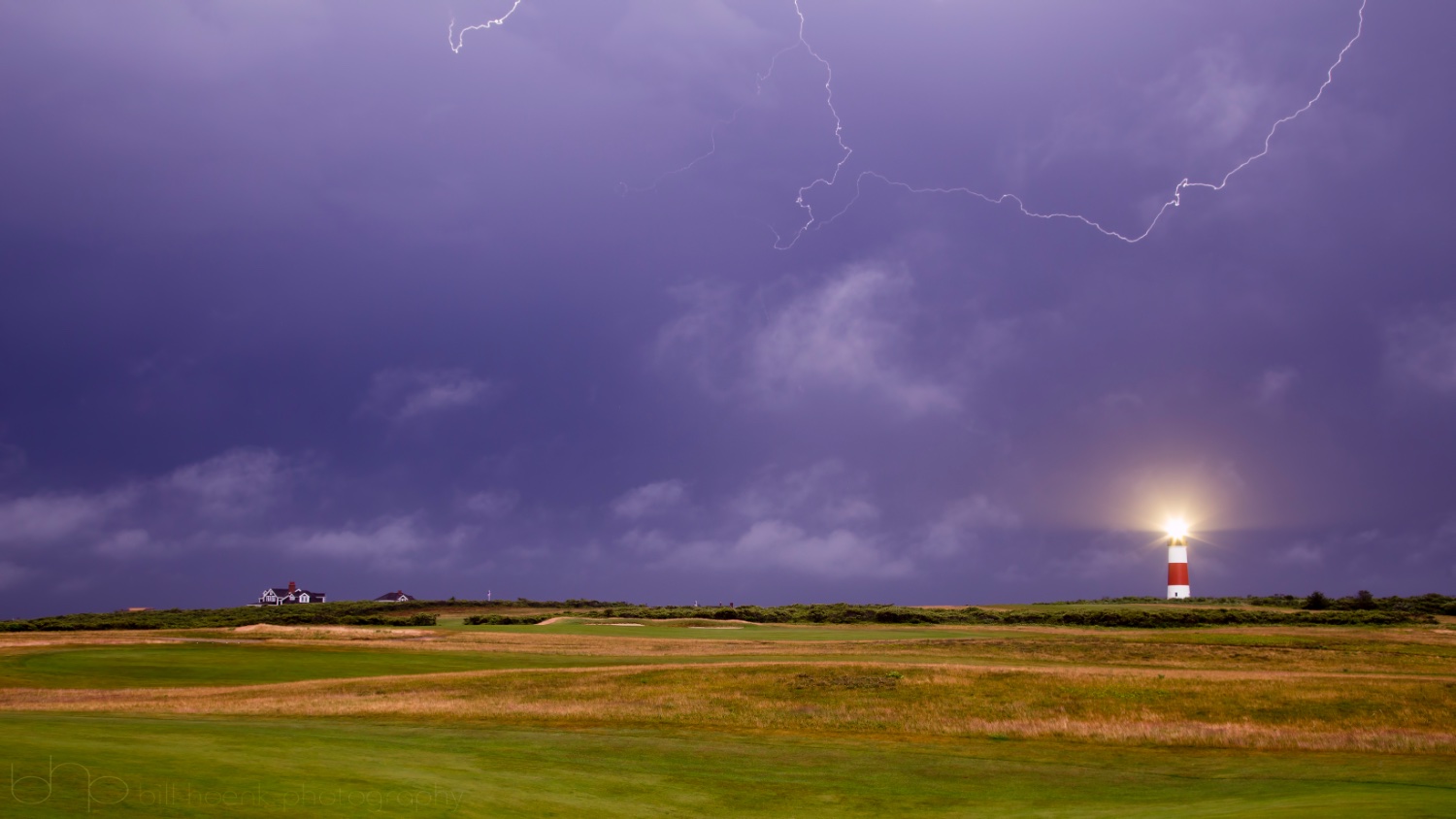 Lightning over Sankaty Head Lighthouse