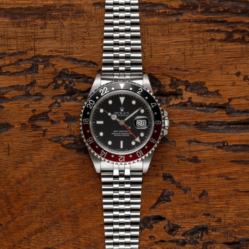 Rolex GMT Master 16710 Coke B P 1993 Roy Sacha Davidoff SA