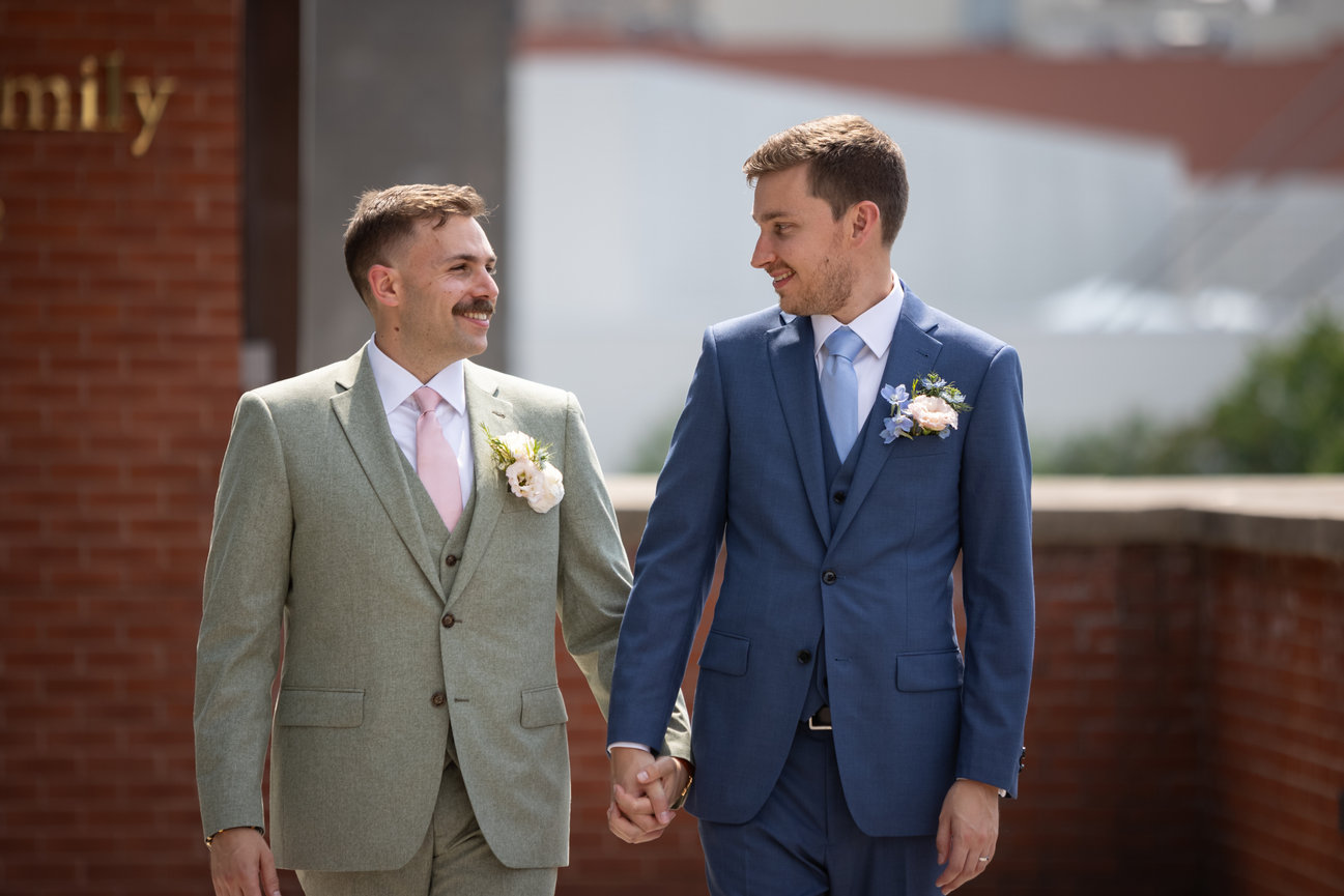 Collision Bend Brewing Company, Cleveland Wedding: Rina and Spencer