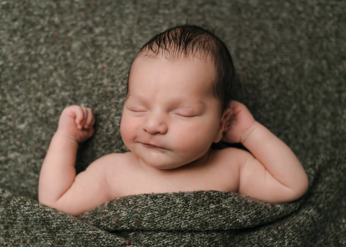 Elliott's Wrapped Newborn Session