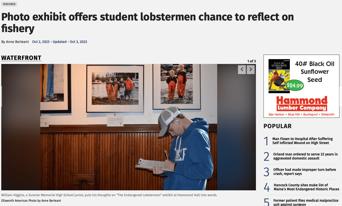 The Endangered Lobstermen continues....