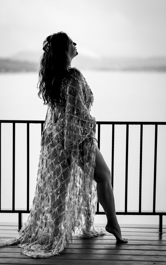 Embracing the Glow: A Maternity Boudoir Session in Arlington, TX