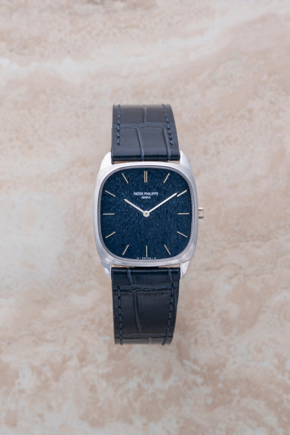 Patek Philippe Ellipse 3566/1 Blue Dial 1980's