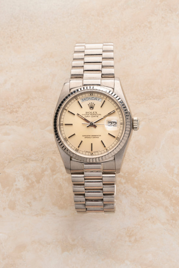 Rolex Day Date 18039 Patina Dial 1983