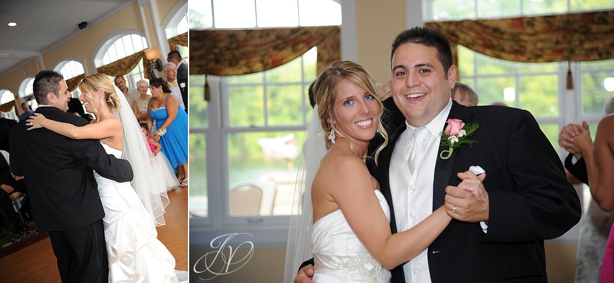 first dance photo, Schenectady Wedding Photographer, reception detail photos, Waters Edge Lighthouse