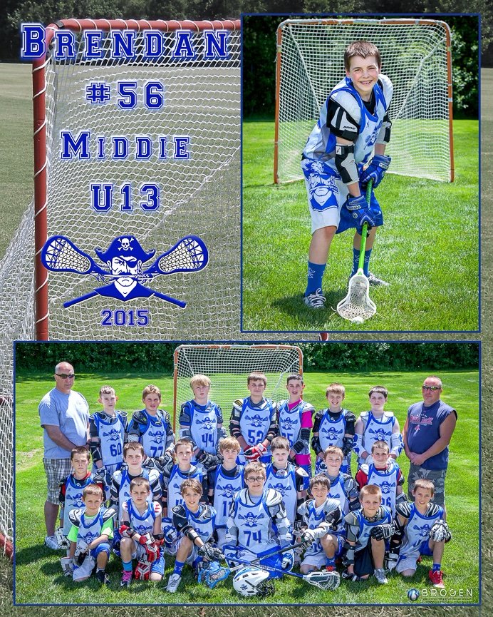 8x10 Memory Mate Brogen Photography Sports Division