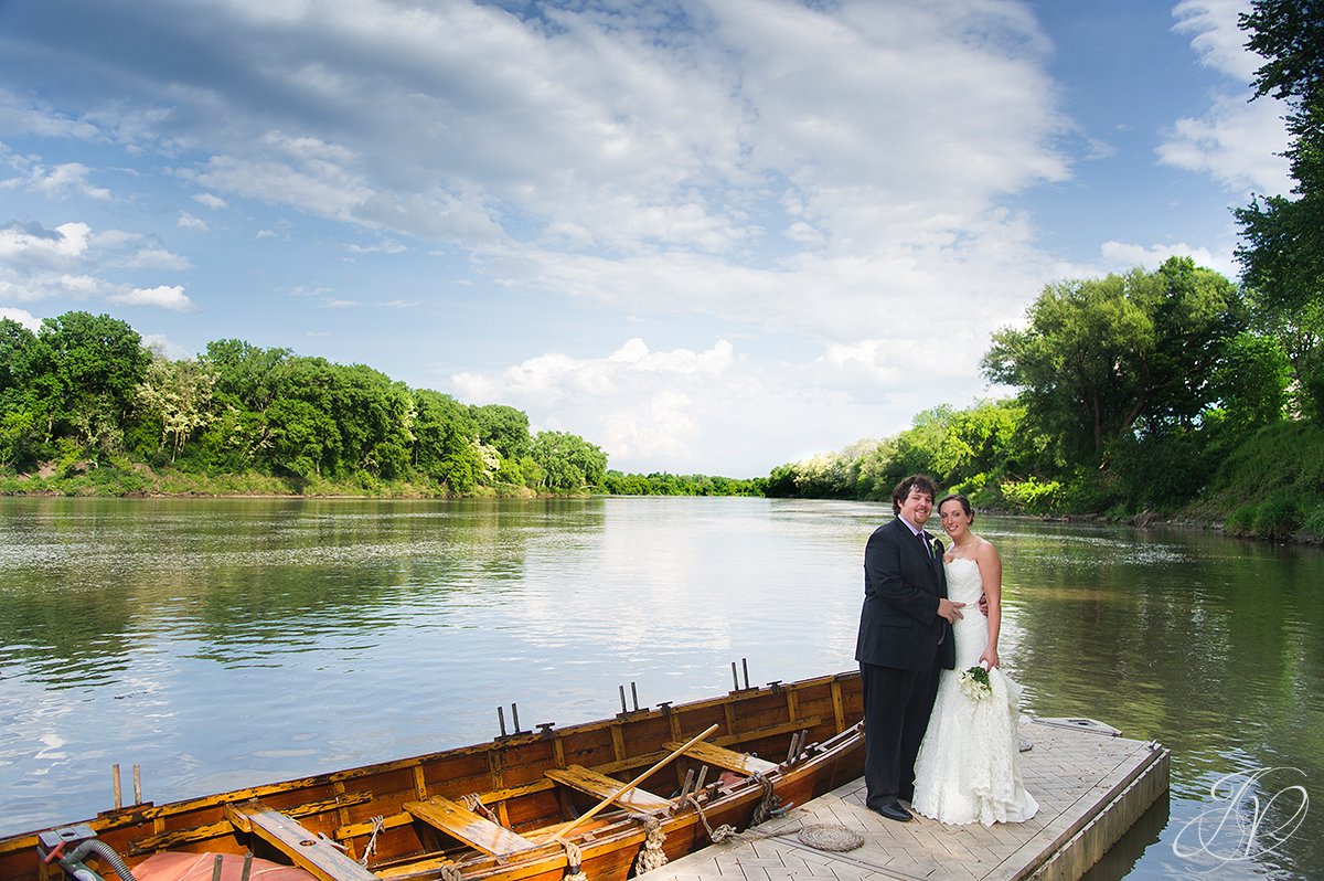 bride and groom next to river, riverside bride and groom photo, mohawk river photo, wedding at mabee Farms, Schenectady Wedding Photographer, Key Hall Proctors reception