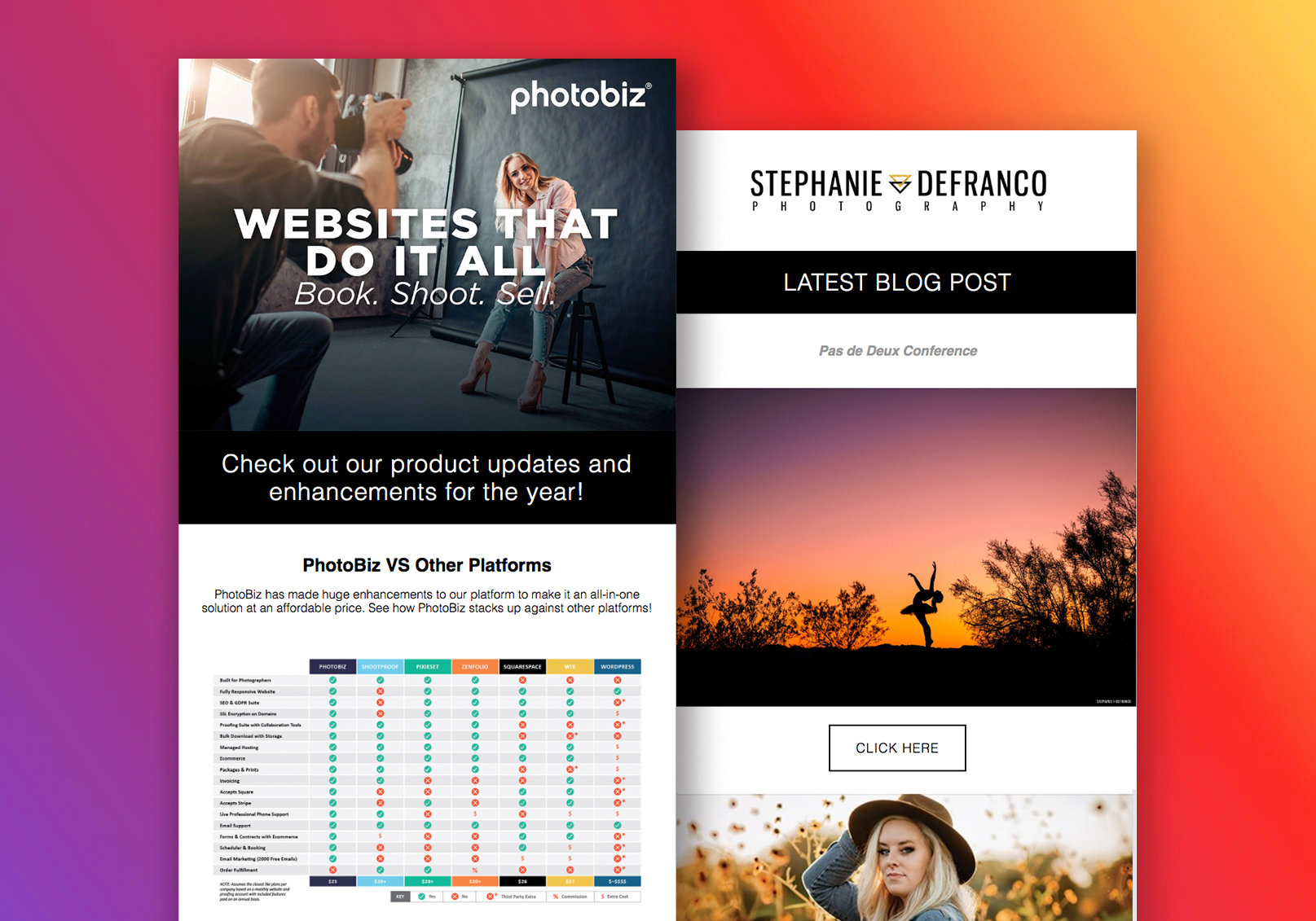 Build A Landing Page With Your Photography Website PhotoBiz