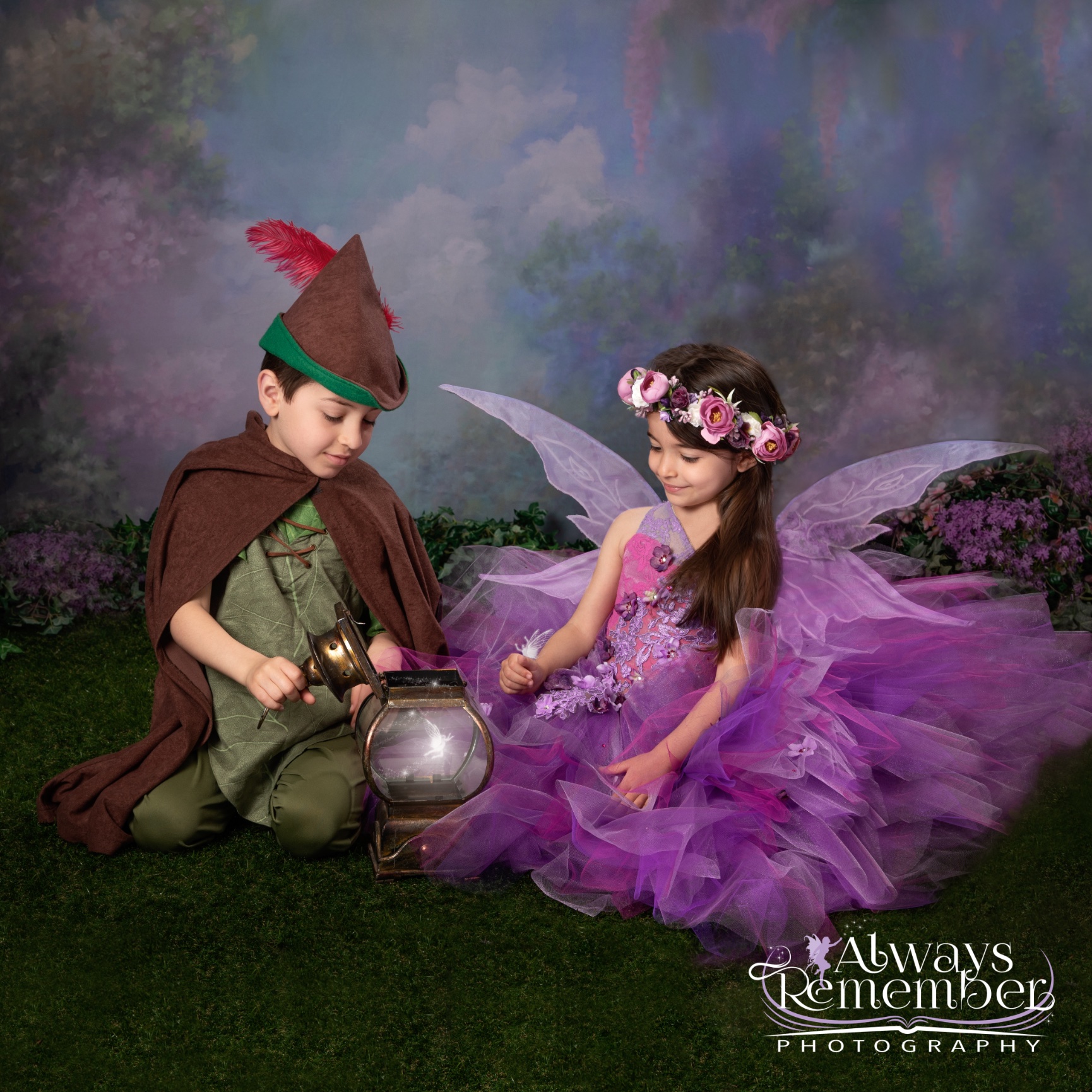 A brother and sister visit The Enchanted Forest - Cranberry Township and  Mars Photographer