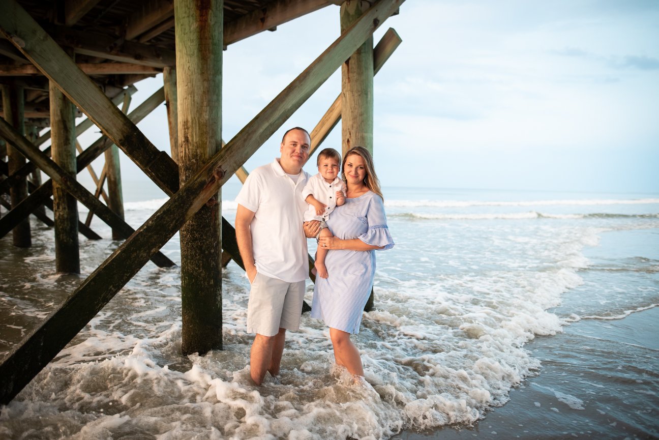 Isle of Palms and Hampton Park Maternity Session, The Imhoede Family