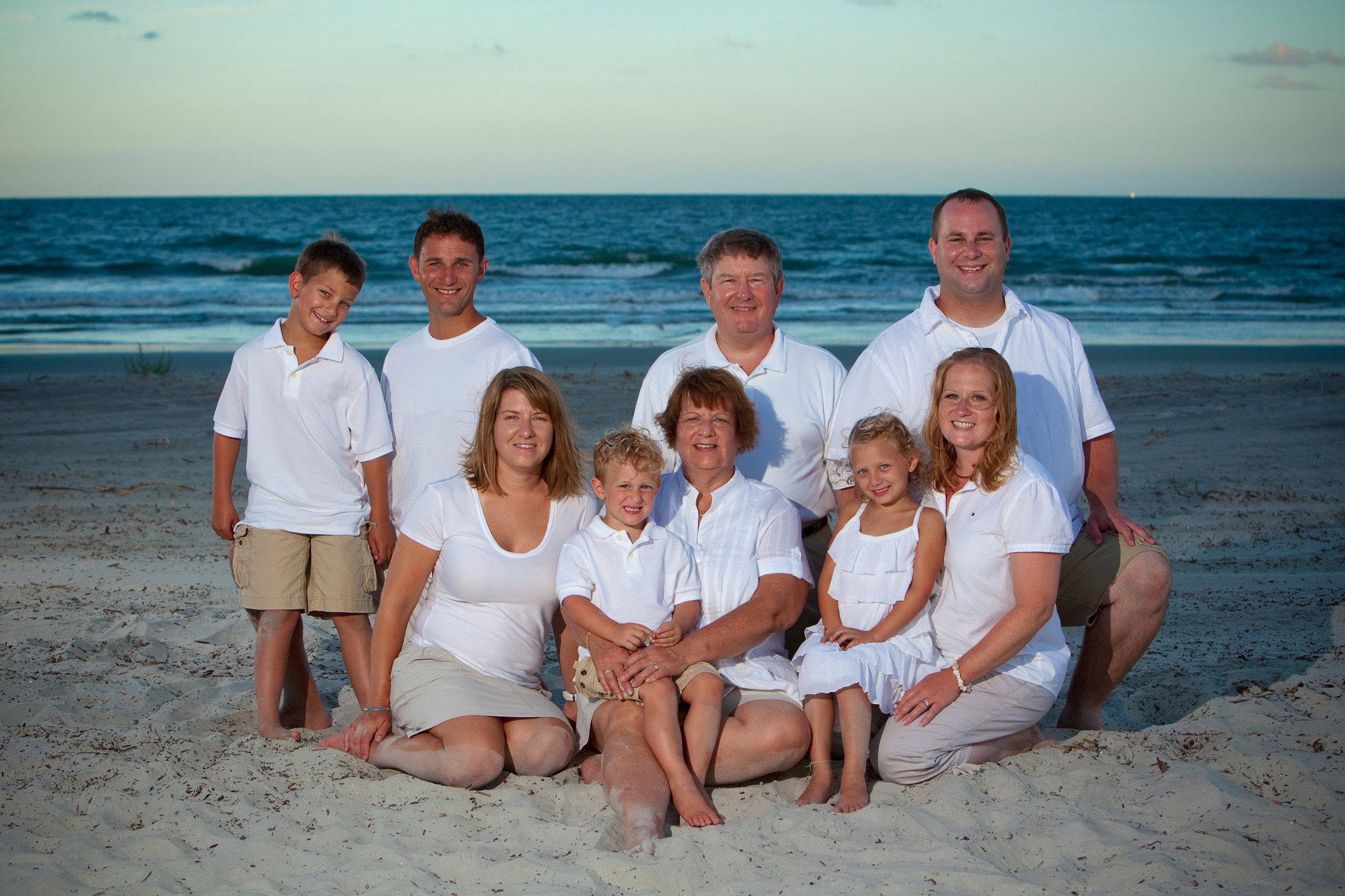 Hilton Head Photographers : Fisher Family Beach Portrait