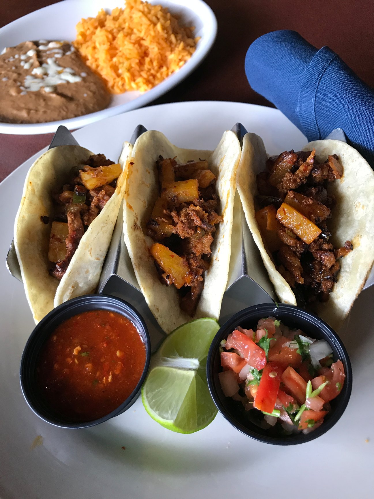 Mexico City Style Tacos Blue Agave Mexican Bar & Grill Authentic