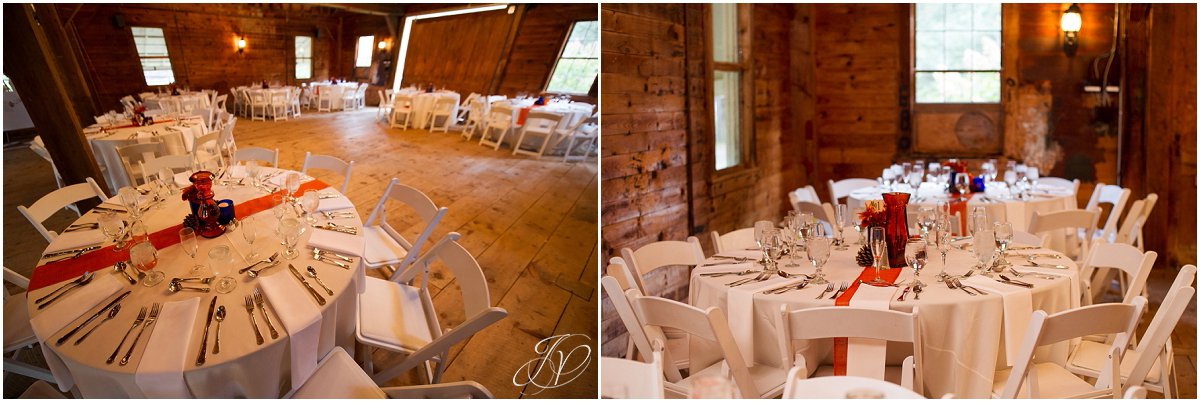 fall reception details mansion inn rustic barn reception