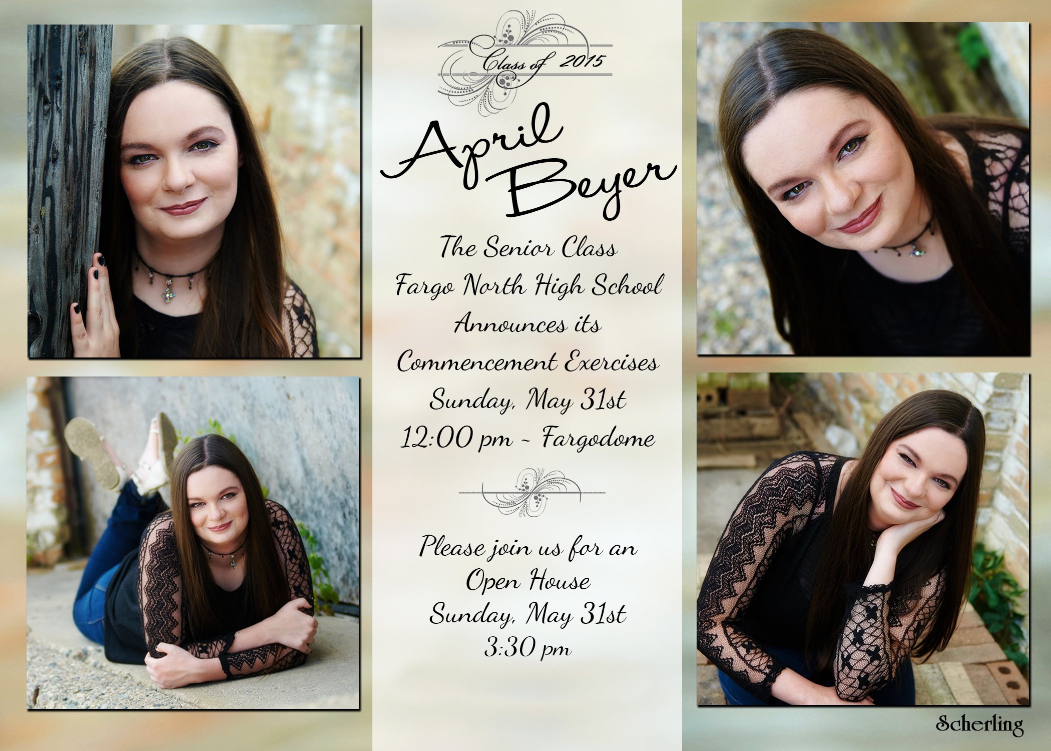 Senior Grad Cards - Scherling Photography