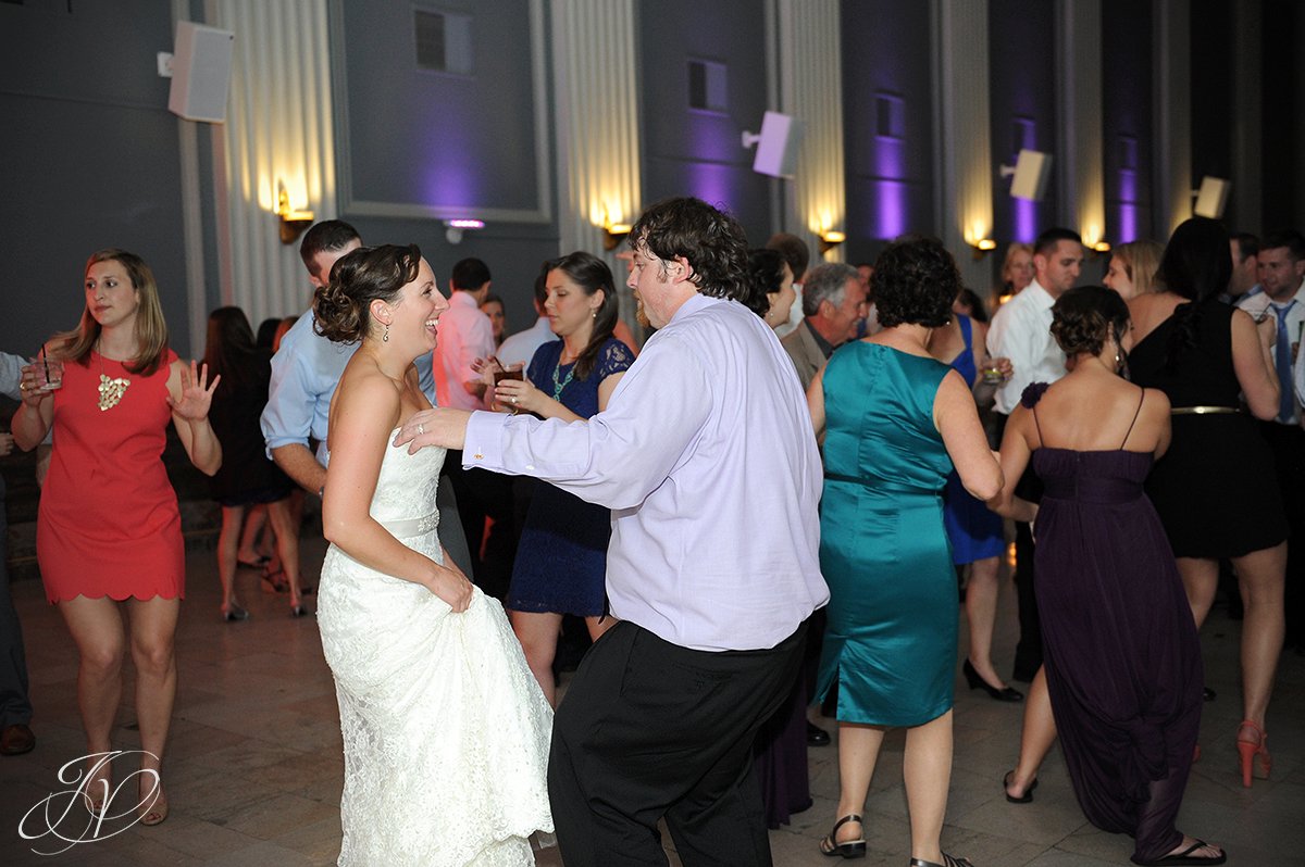 bride and groom dancing candid, fun reception candid photos, Schenectady Wedding Photographer, Key Hall Proctors reception