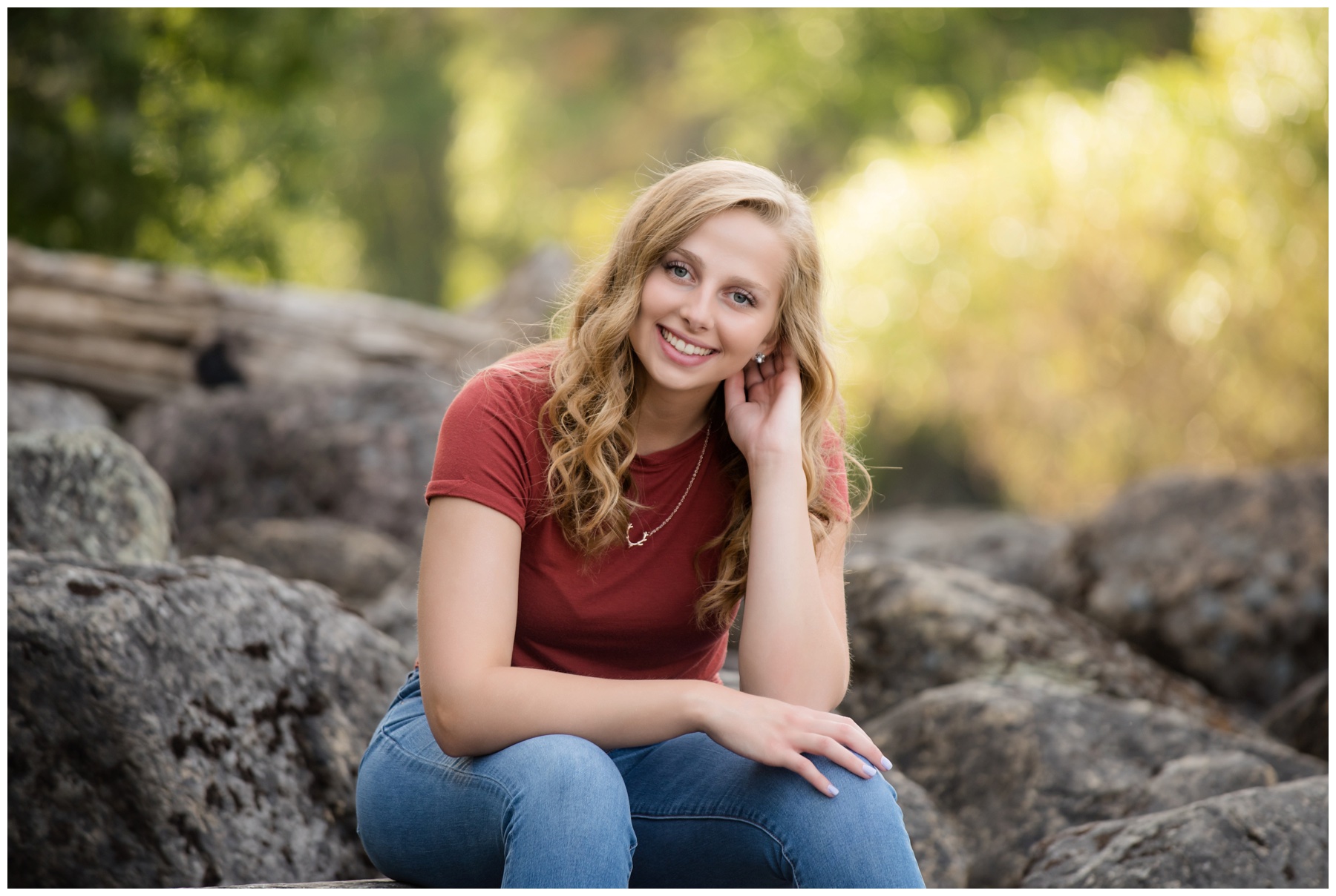 Senior Girl in the Summer | Bigfork Montana Senior Portrait Photographer