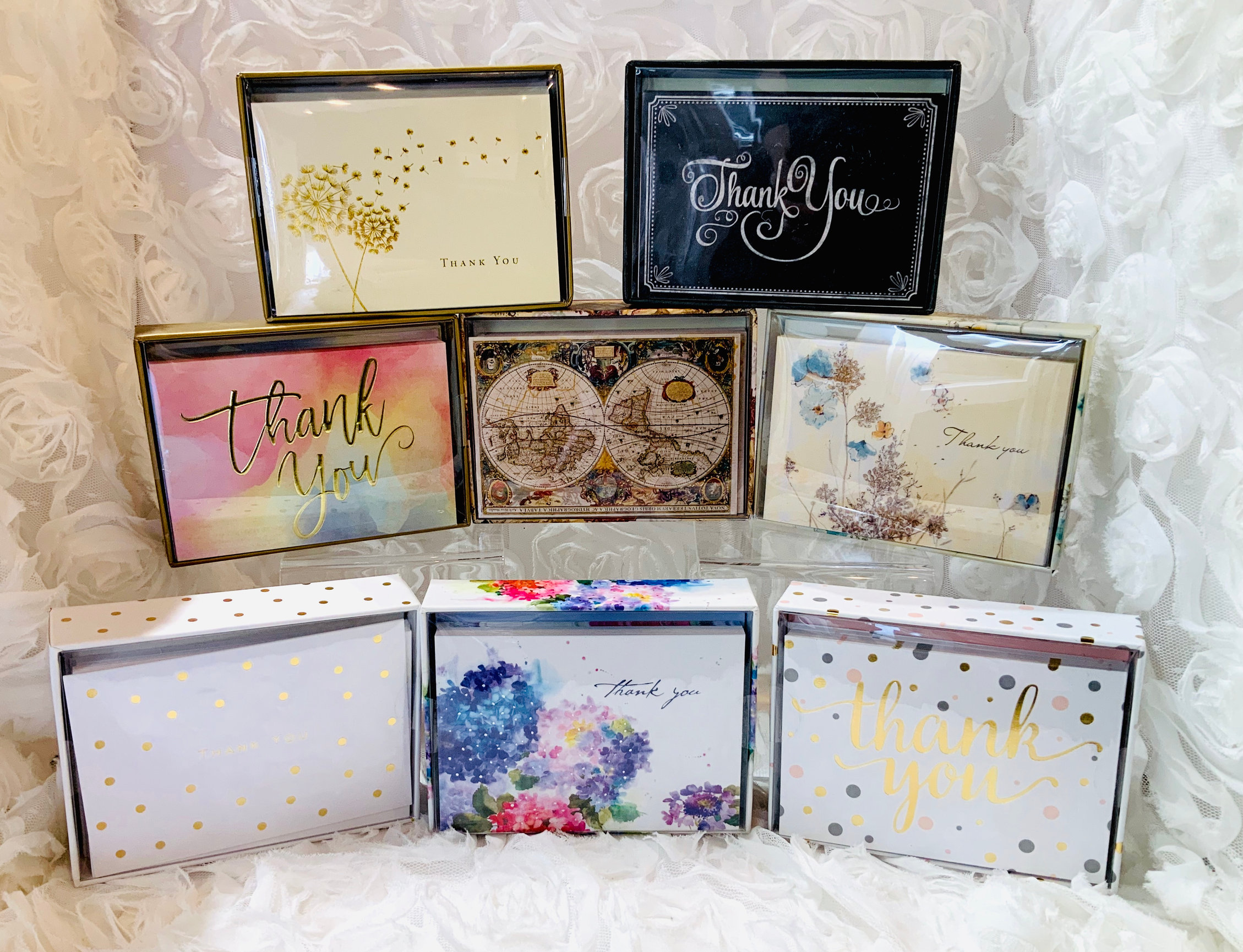 Thank You cards Boxed Sets Exclusive Invites
