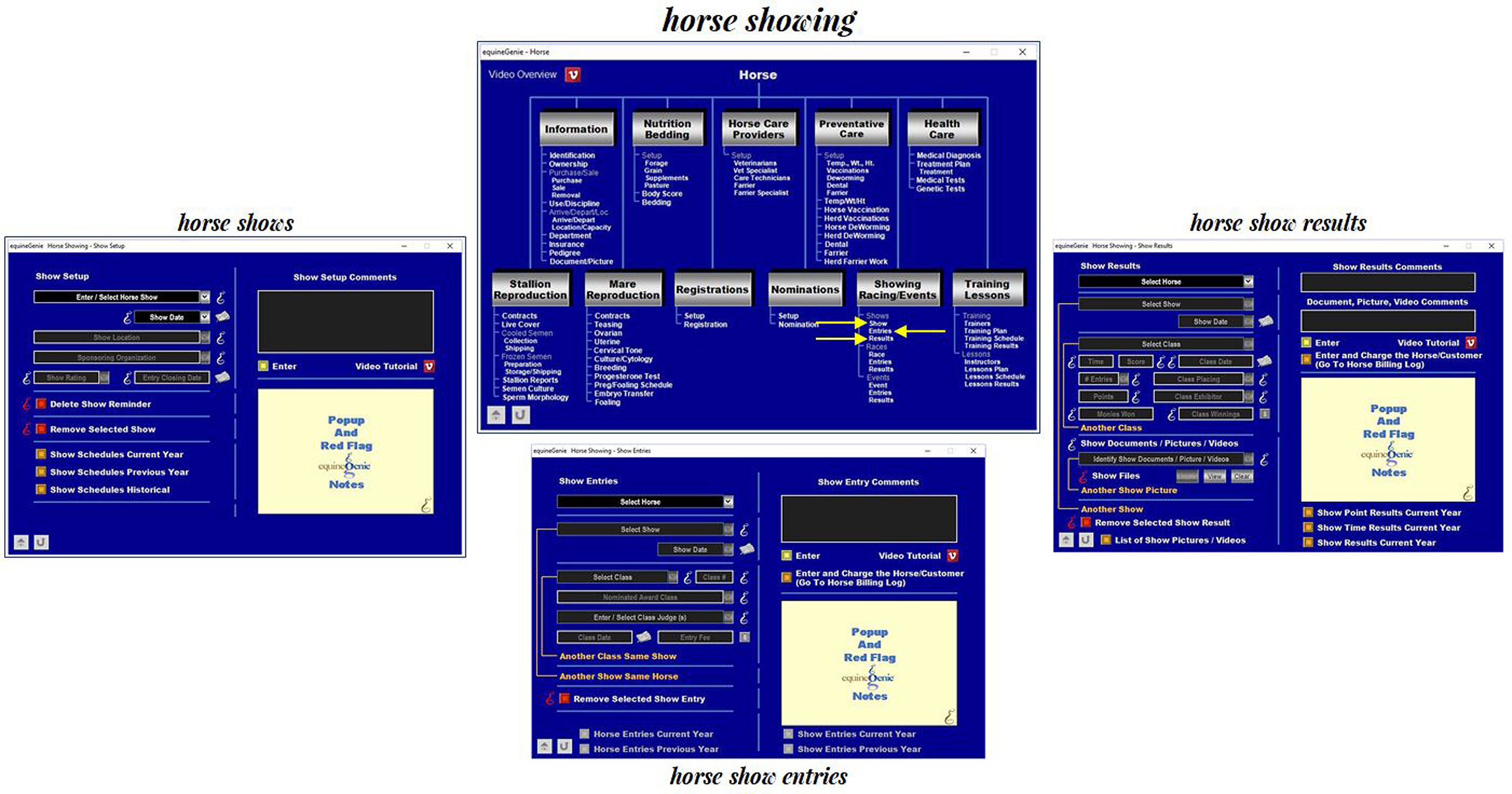 Horse Race Eventing Equine Genie Horse Business Management Software