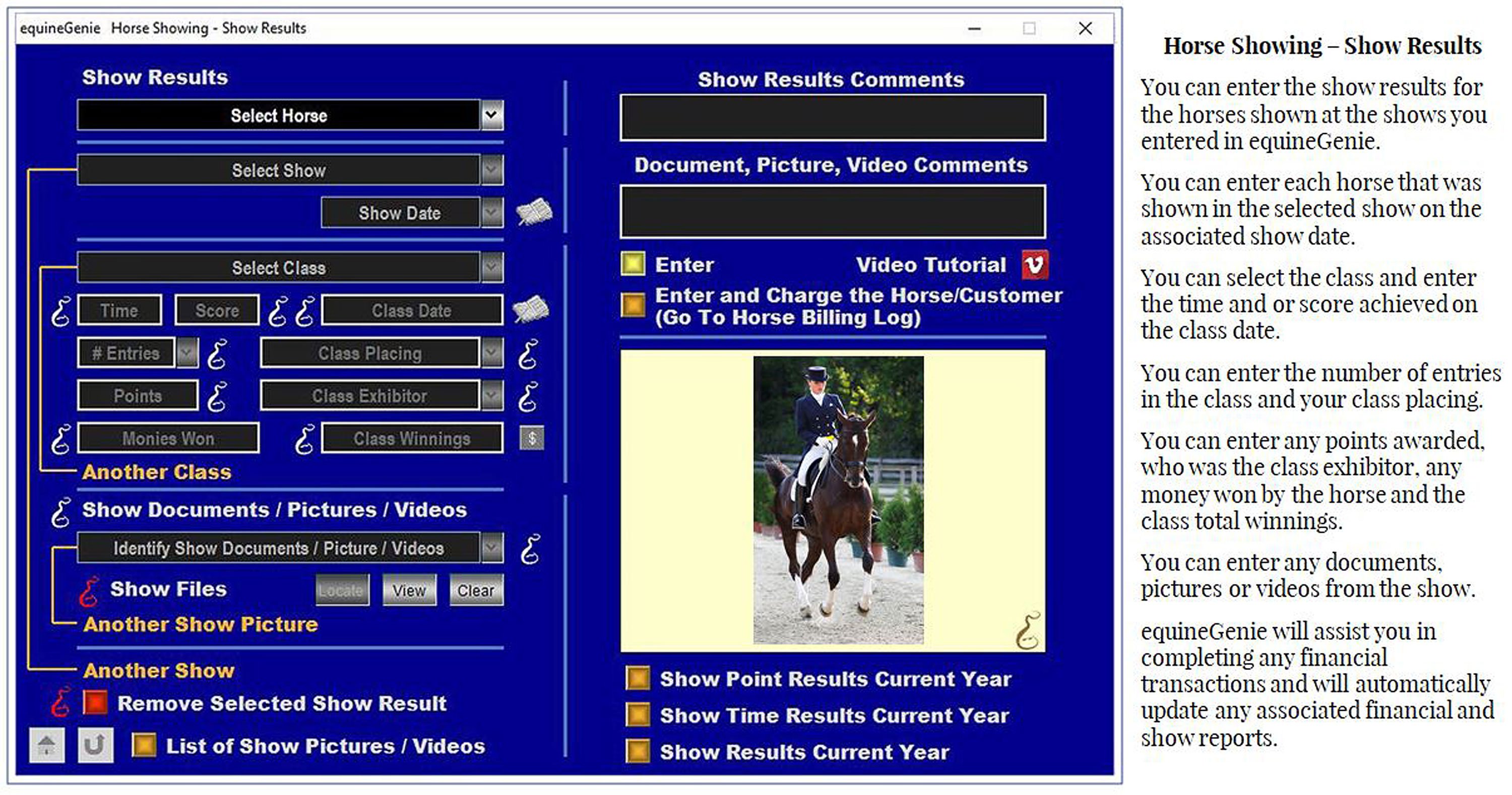 Horse Race Eventing Equine Genie Horse Business Management Software