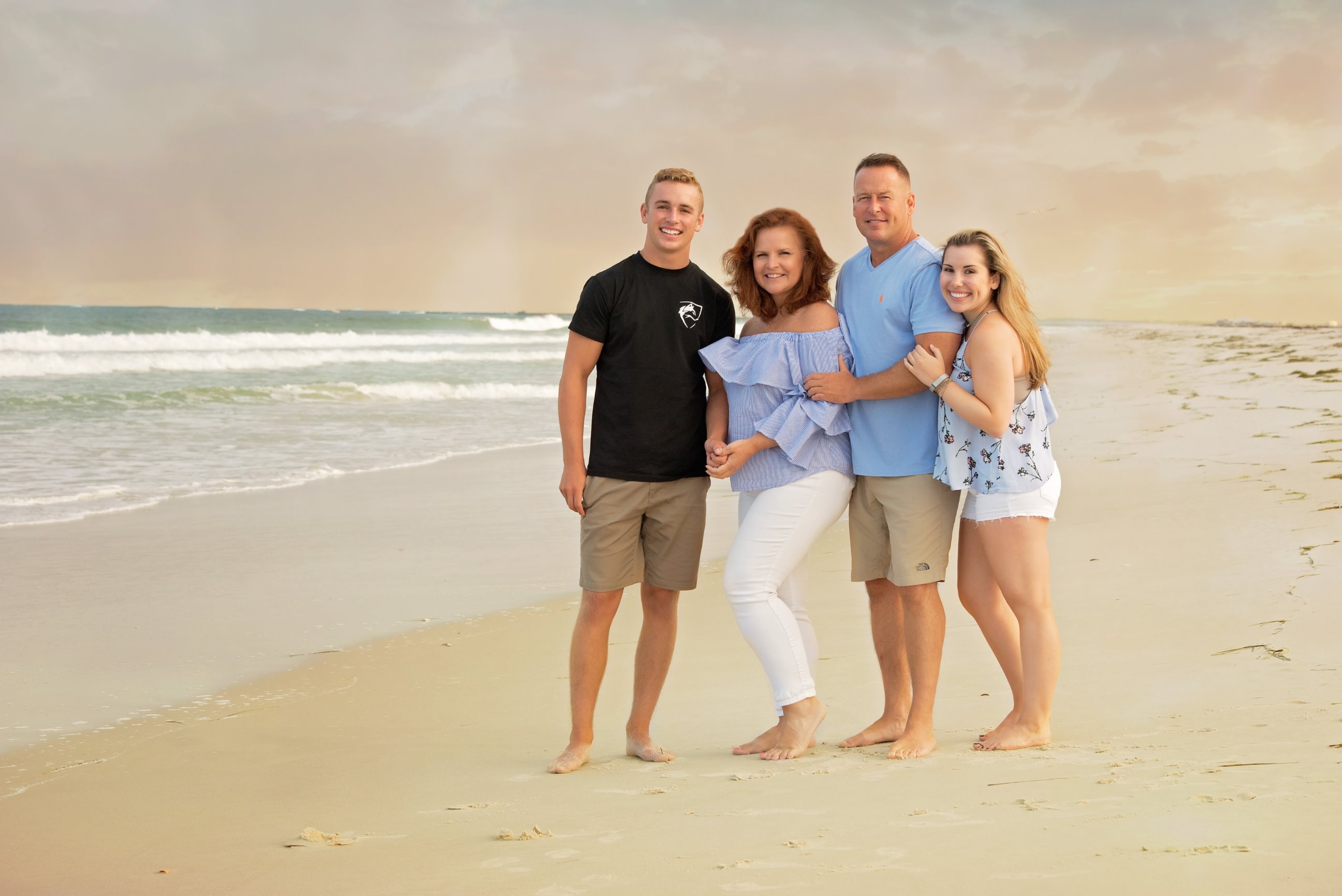 Family Beach Portrait at the Jersey Shore - Diana P. Lang Photography