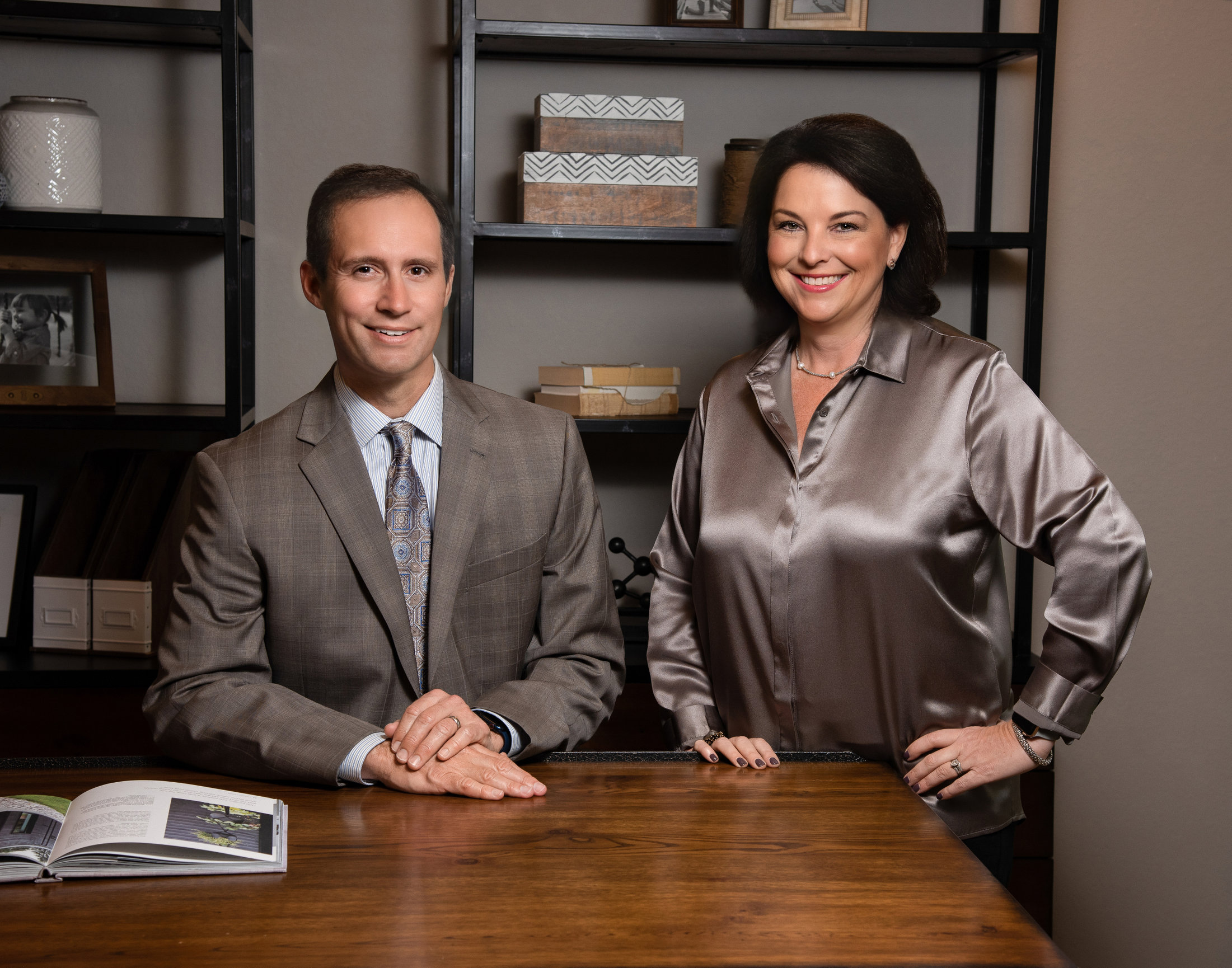 Real estate team on location in Pearland, Texas