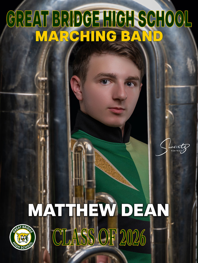 Marching Band Senior Portrait