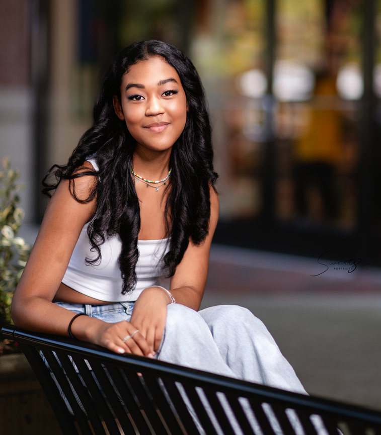 Application-only senior portrait session at a Galveston beach at sunrise in Spring, Texas, bespoke joyful by Swartz Portraits