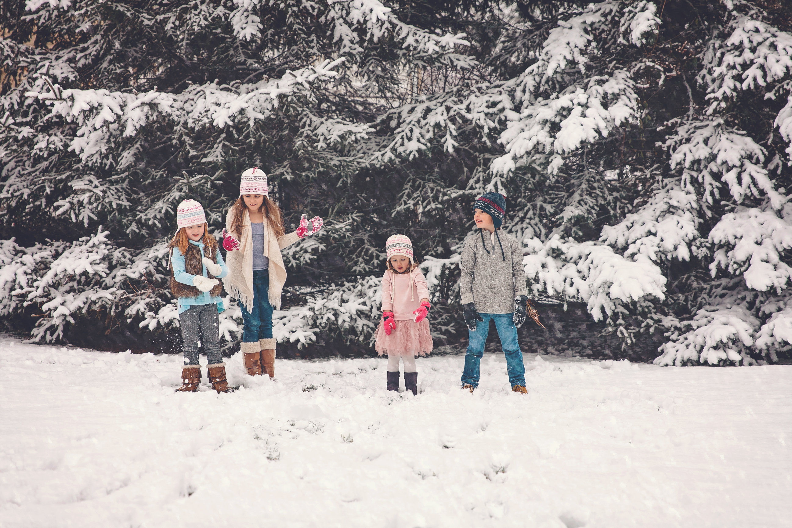 How to Take Better Family Photos in the Cold and Snow