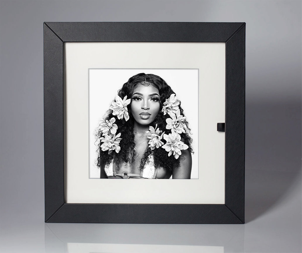 Personal portrait collection presented in a handcrafted folio box with matted fine art print