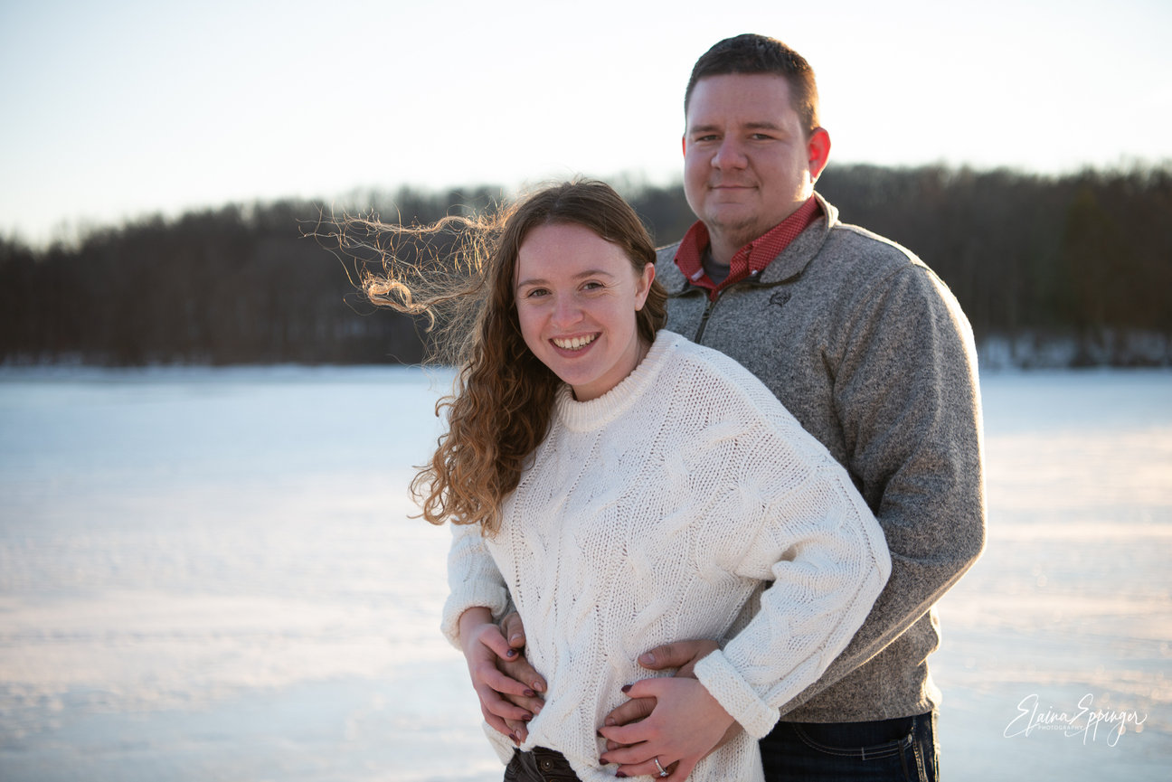 Tyler & CheyAnn Engagement: Moraine State Park: Butler, PA - Elaina