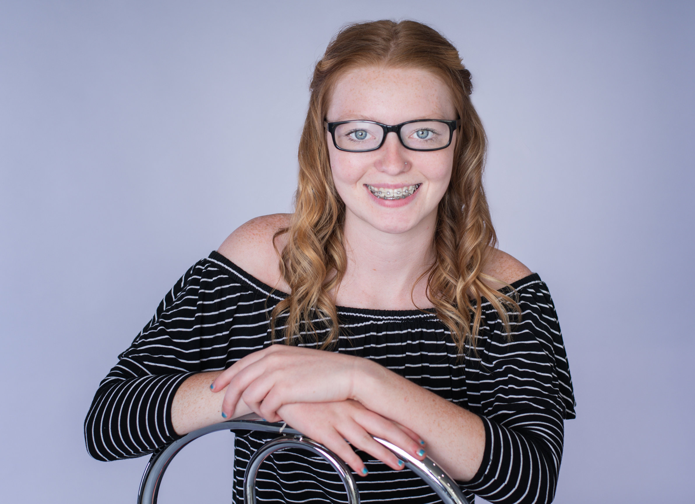 Parkview High School Senior Portraits in Orfordville Life in Pink