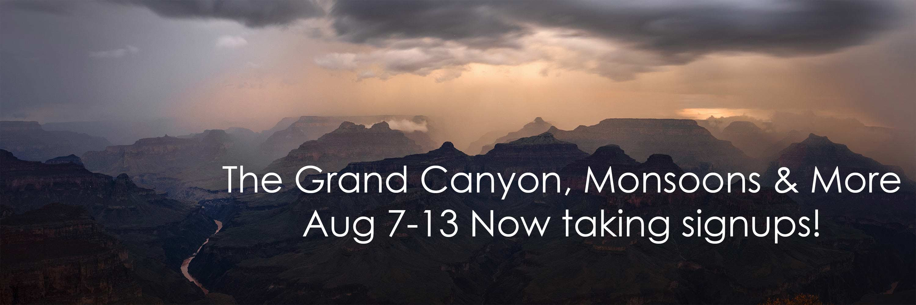 Grand Canyon Photo Workshop