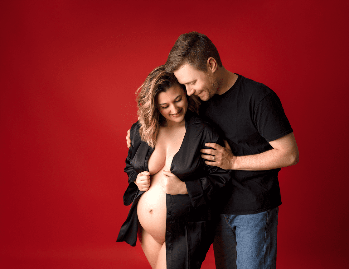 Phoenix Studio Maternity Portraits