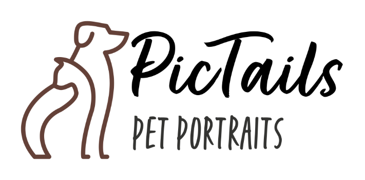 PicTails Pet Portraits Logo