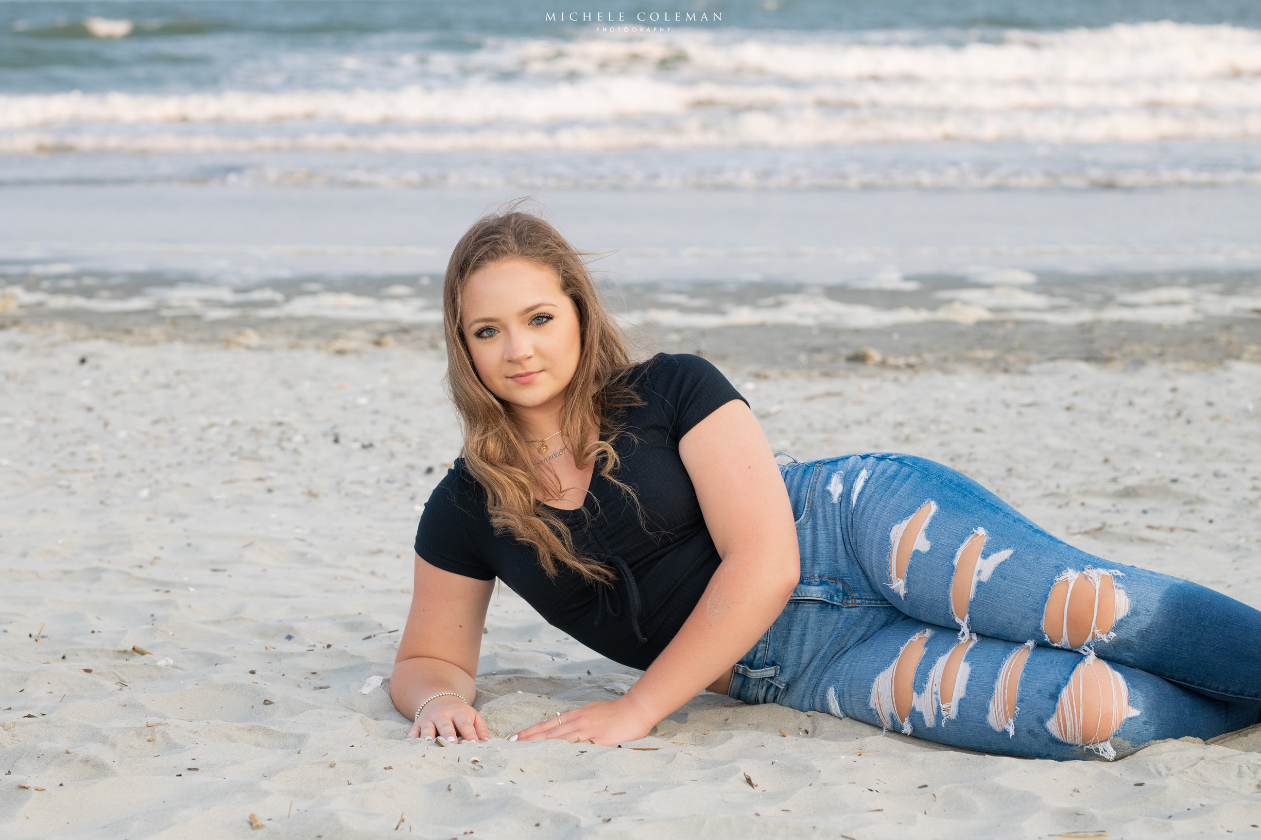 Senior Portraits In North Myrtle Beach With Alex Michele Coleman