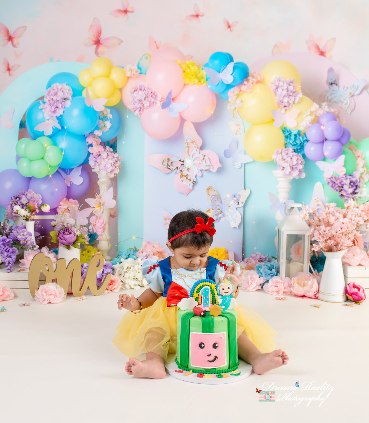 Edison, NJ Beautiful Princess Cake Smash Photoshoot. { First Birthday ...