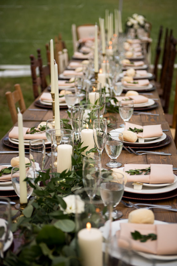 wedding reception details at the carriage barn at frog pond photographed by destination wedding photographer Jessica Painter