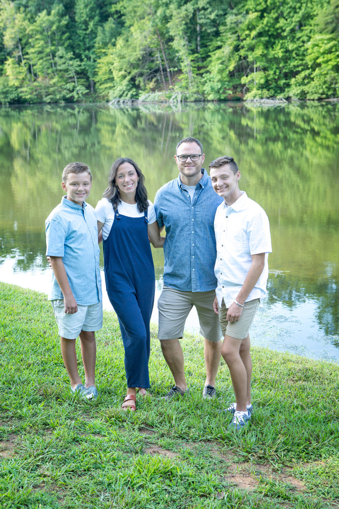 Family Session at Haw River State Park Elizabeth Larson Photography