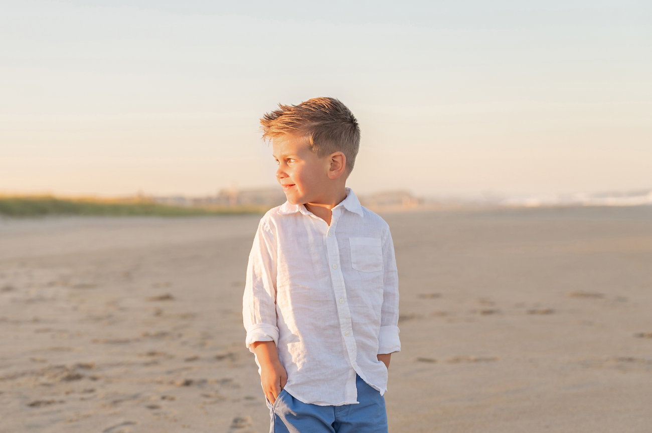 Elevated candid moment with crisp, airy tones and side profile