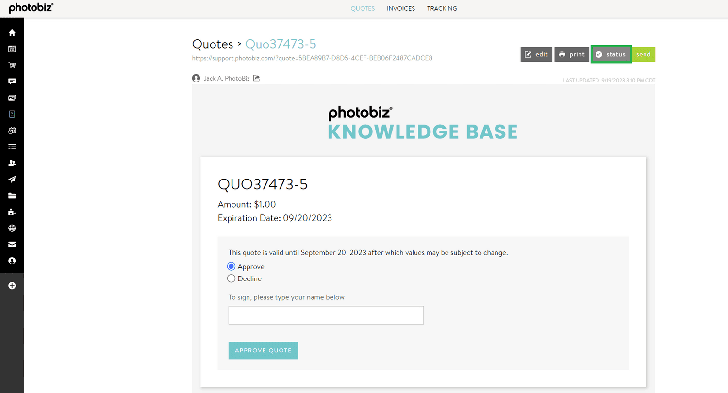 How Do I Turn A Quote Into An Invoice? Knowledge Base
