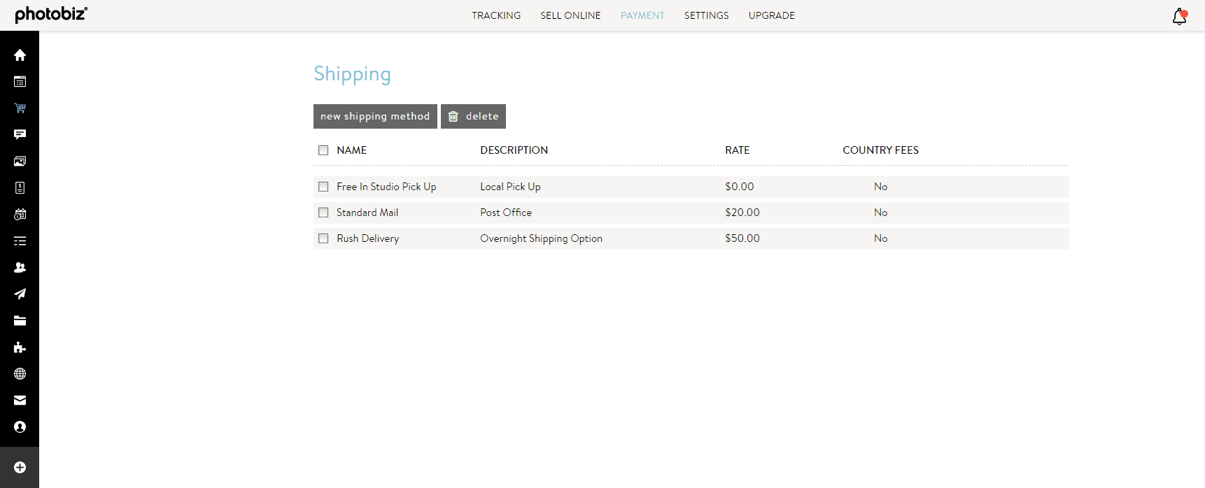 How To Assign Shipping Methods To Price Lists - PhotoBiz Knowledge Base