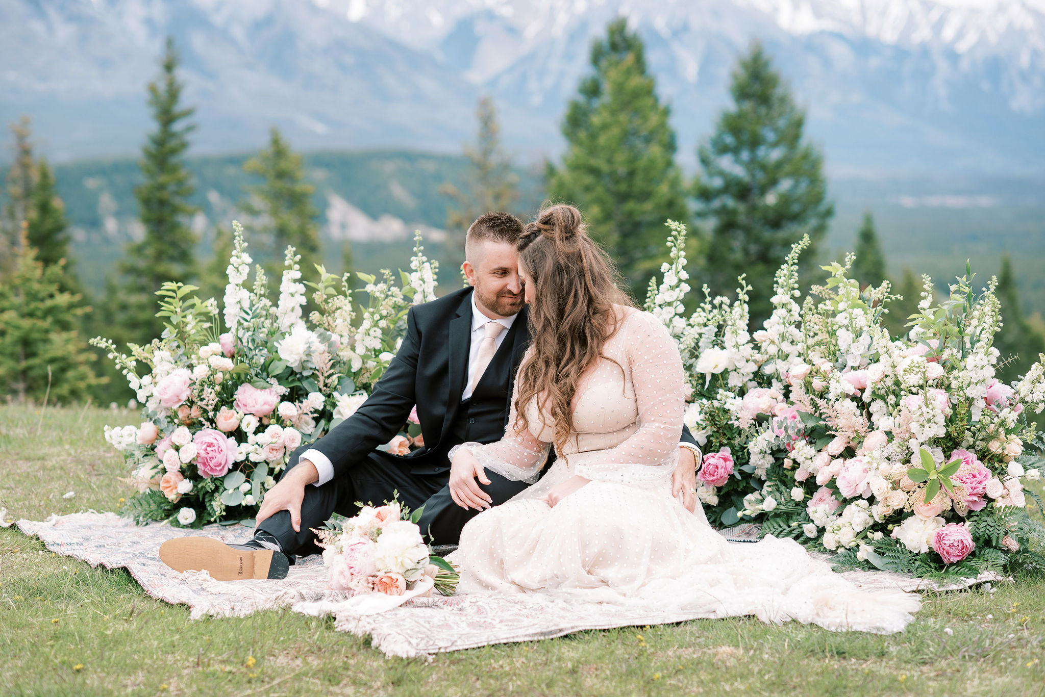 Grounded Floral Arch Inspiration