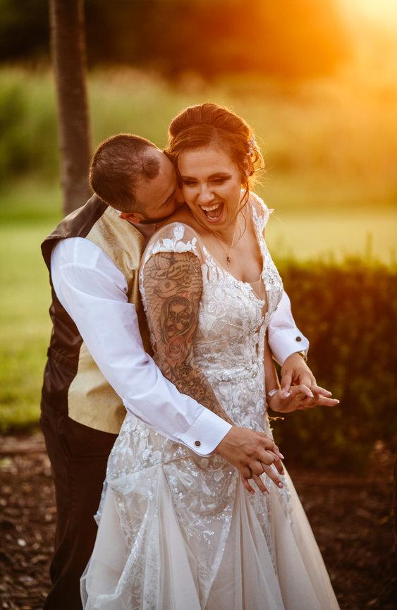 In Wedding Dress Half Sleeve Tattoos